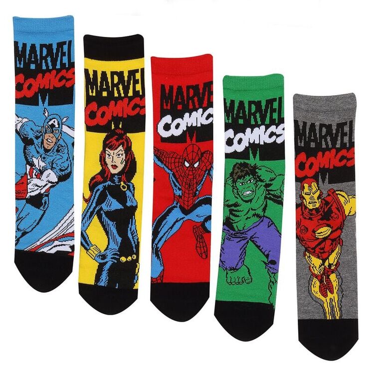 Product Marvel Avengers 5 Pack Sock Gift Set image