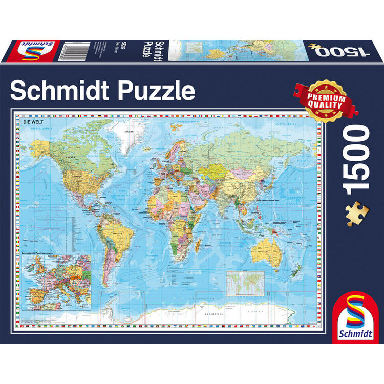 Product Puzzle 58289 The World 1500 Pieces image