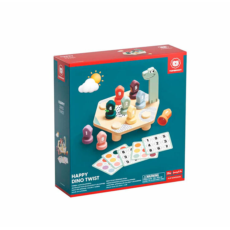 Product Εκπαιδευτικό Παιχνίδι 121144 Happy Dino Twist image