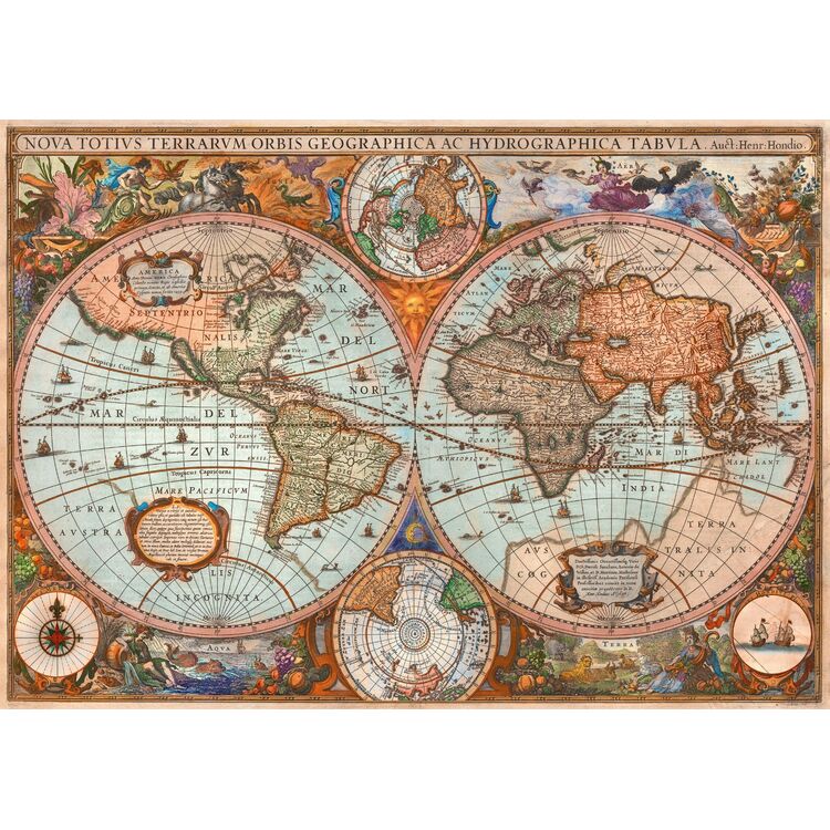 Product Puzzle 58328 Ancient World Map 3000 Pieces image