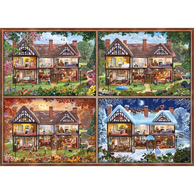 Product Puzzle 58345 House Of Four Seasons 2000 Pieces image