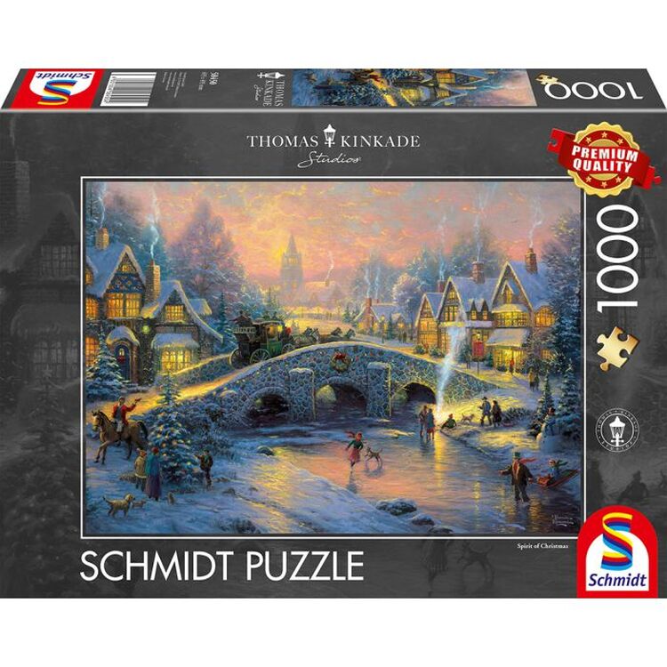 Product Παζλ 58450 Kinkade Spirit Of Christmas 1000 Κομμάτια image