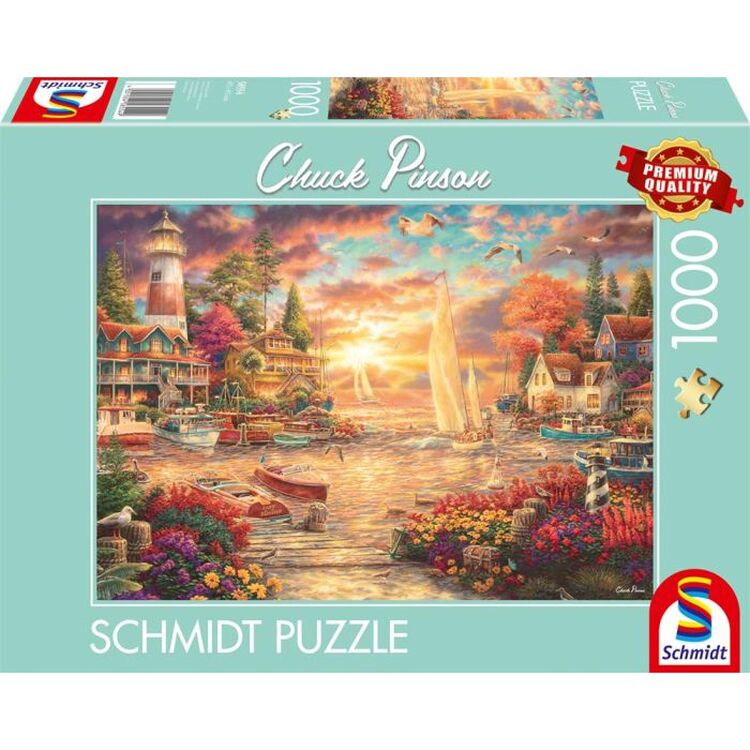Product Παζλ 58554 Chuck Pinson Lakeside Morning Tranquillity 1000 Κομμάτια image