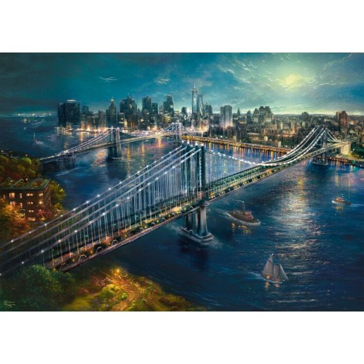 Product Παζλ 58782 Kinkade Marvel Moonlight Over Manhattan 2000 Κομμάτια image