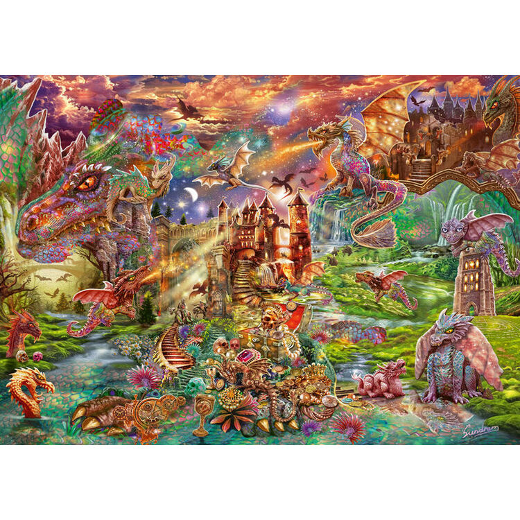 Product Puzzle 58971 The Treasure of the Dragons 2000 Pieces image