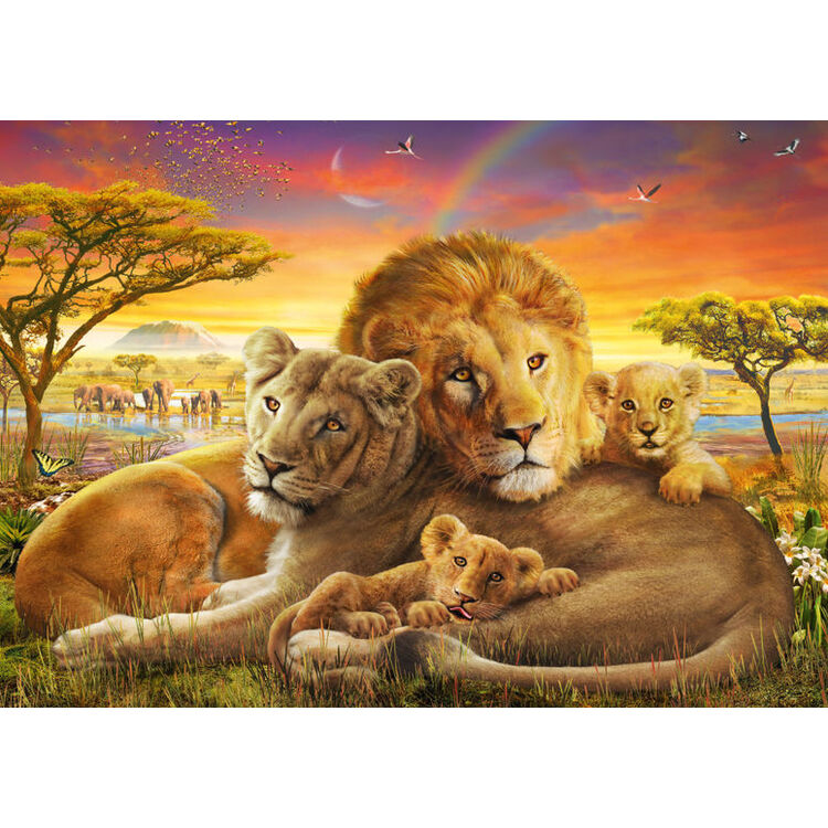 Product Παζλ 58987 Loving Lions 1000 Κομμάτια image
