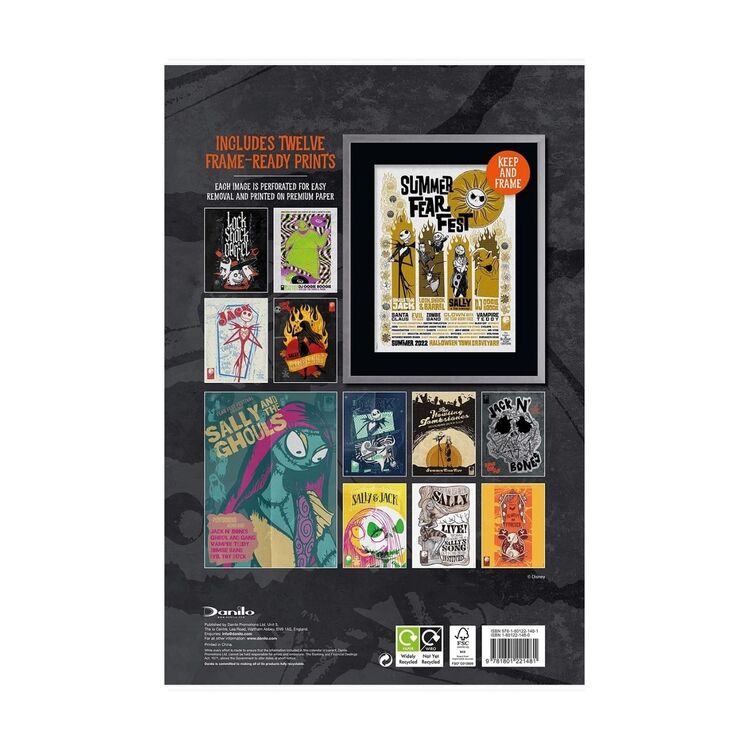 Product Disney Nightmare Before Christmas A3 Calendar 2022 image