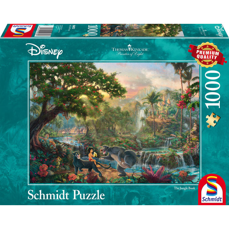 Product Puzzle 59473 Kinkade Disney The Jungle Book 1000 Pieces image