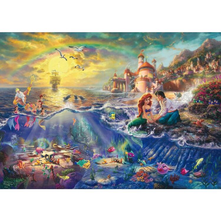 Product Puzzle 59479 Kinkade Disney The Little Mermaid, Ariel 1000 Pieces image