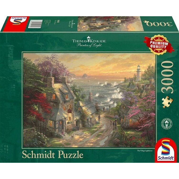 Product Puzzle 59482 Kinkade Marvel The Village Lighthouse 3000 Pieces image
