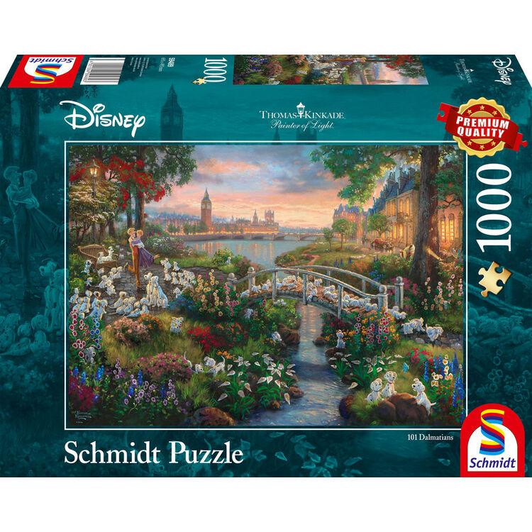 Product Παζλ 59489 Kinkade Disney 101 Dalmatians 1000 Κομμάτια image