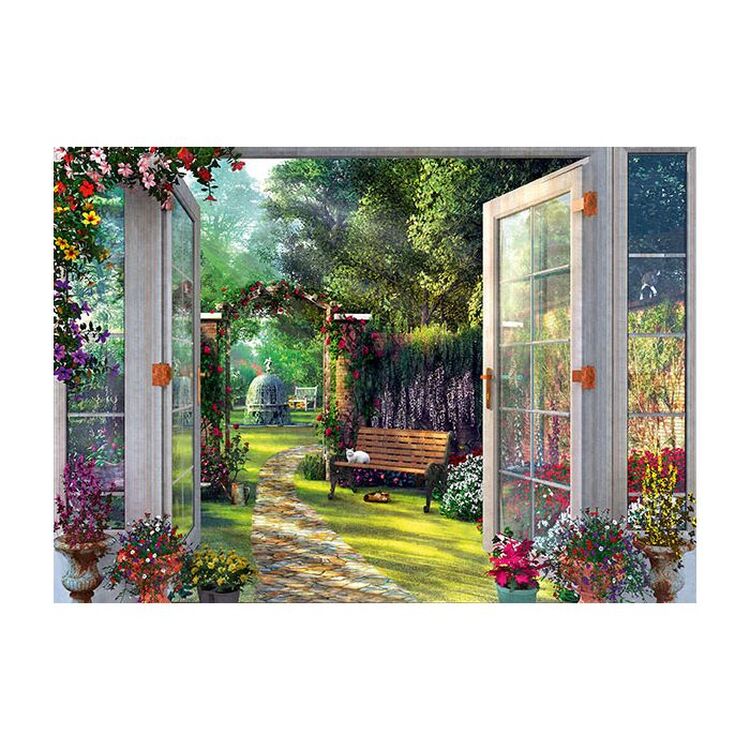 Product Παζλ 59592 Dominic Davison View Of The Enchanted Garden 1000 Κομμάτια image