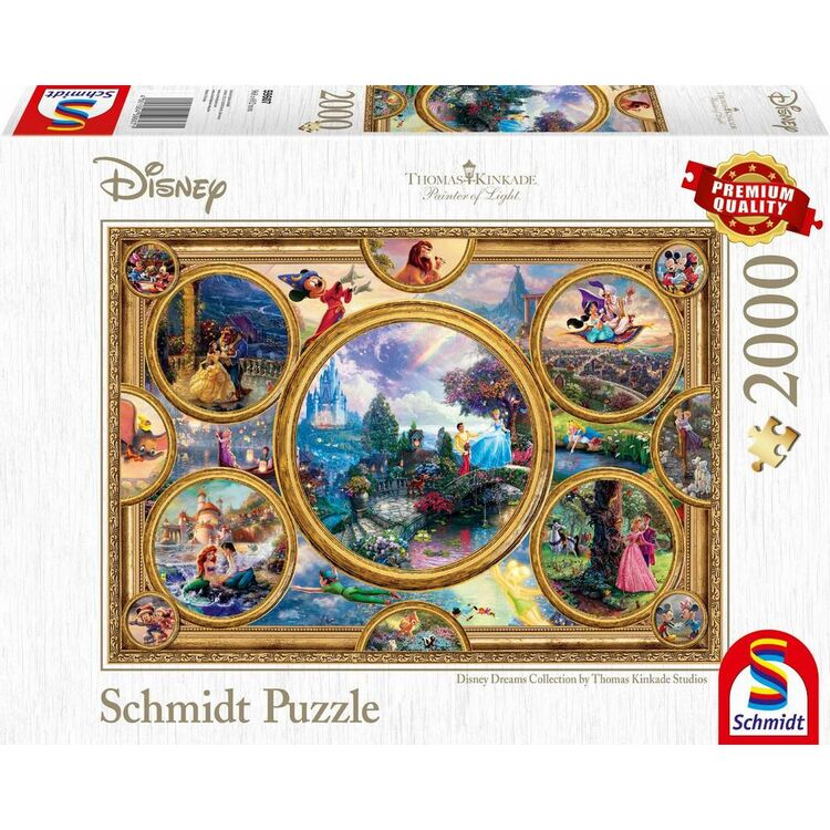 Product Puzzle 59607 Kinkade Disney Collection 2000 Pieces image