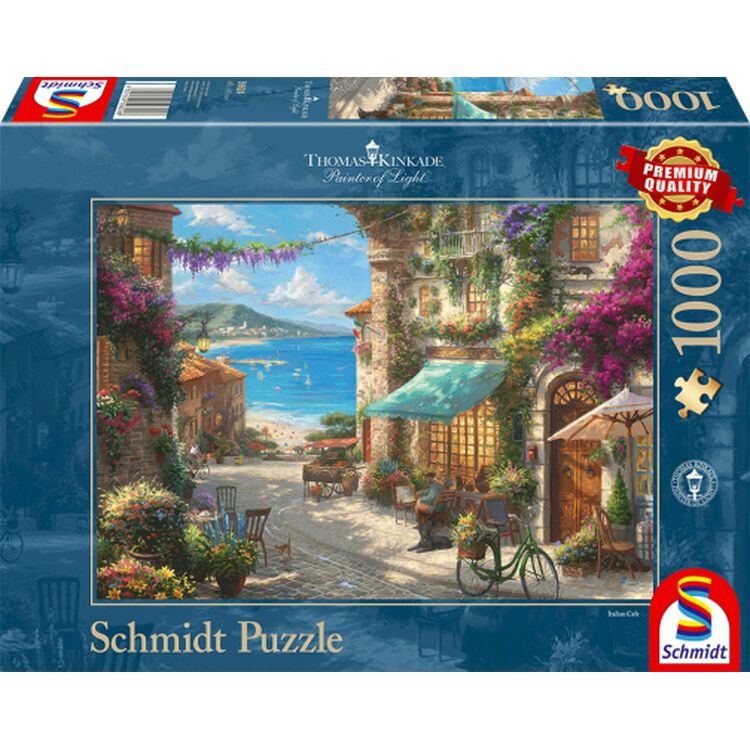 Product Puzzle 59624 Kinkade Café on the Italian Riviera 1000 Pieces image