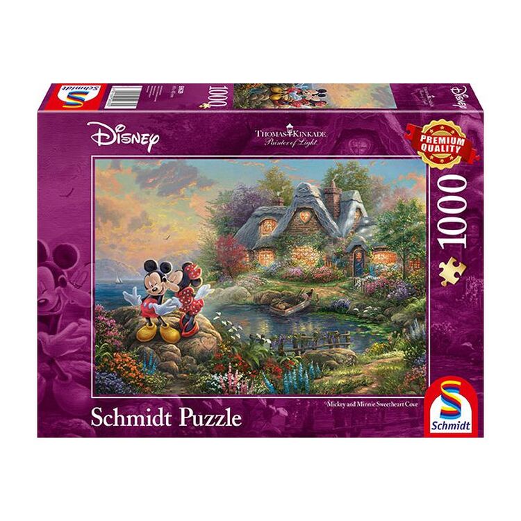 Product Puzzle 59639 Kinkade Disney Sweethearts Mickey&Minnie 1000 Pieces image