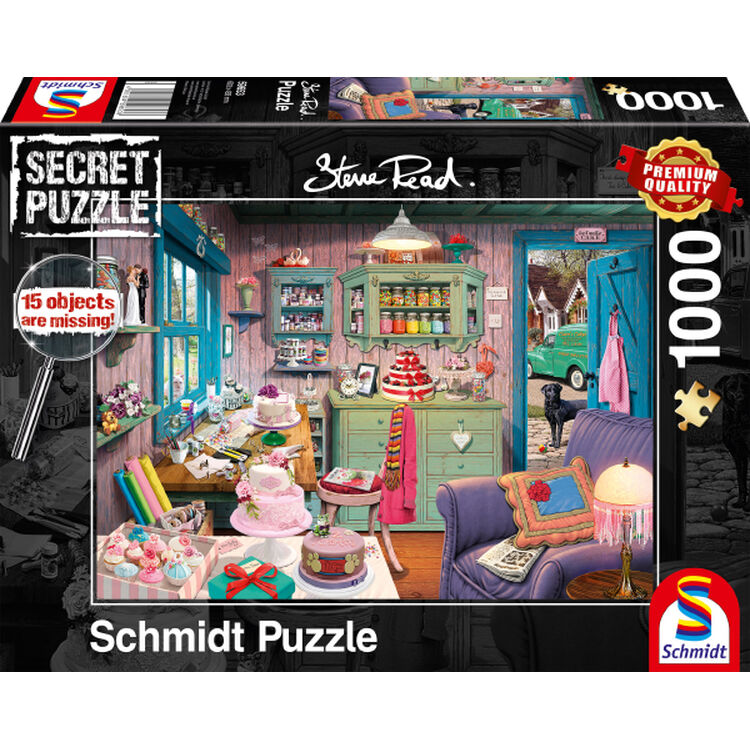 Product Puzzle 59653 Secret Puzzles Grandma's Parlor 1000 Pieces image