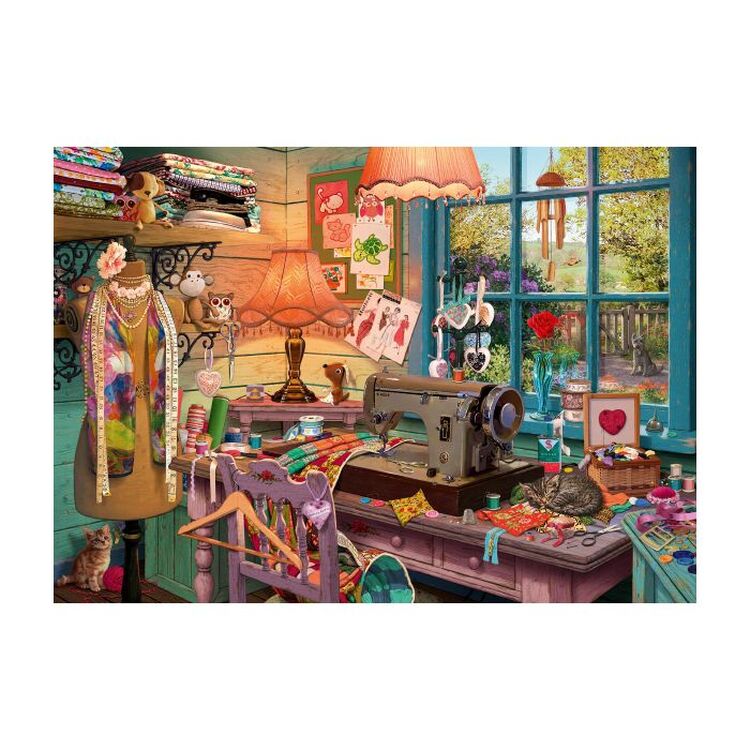 Product Παζλ 59654 Secret Puzzles In The Sewing Room 1000 Κομμάτια image