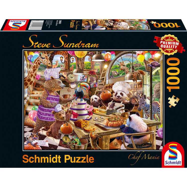 Product Puzzle 59663 Chef Mania 1000 Pieces image