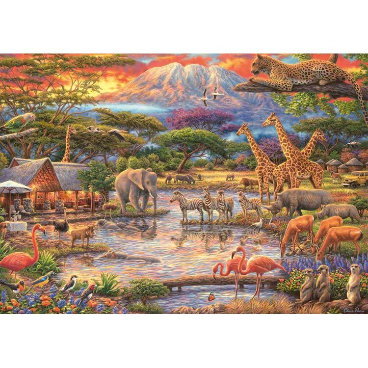 Product Παζλ 59708 Paradise Under Mount Kilimanjaro 500 Κομμάτια image
