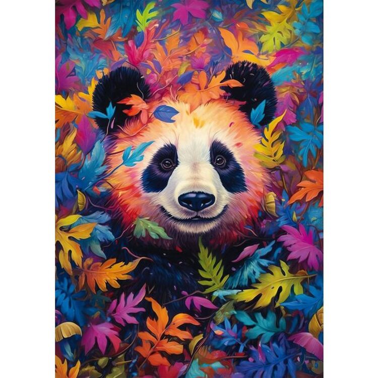 Product Παζλ 59781 Panda In A Rainbow-coloured Forest 1000 Κομμάτια image