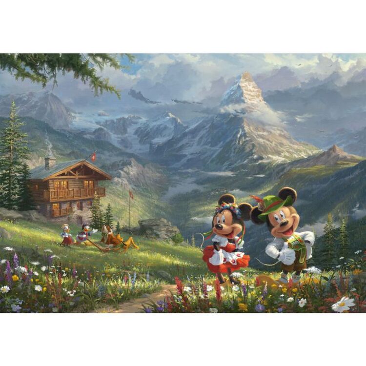 Product Παζλ 59938 Kinkade Disney Mickey & Minnie In The Alps 1000 Κομμάτια image