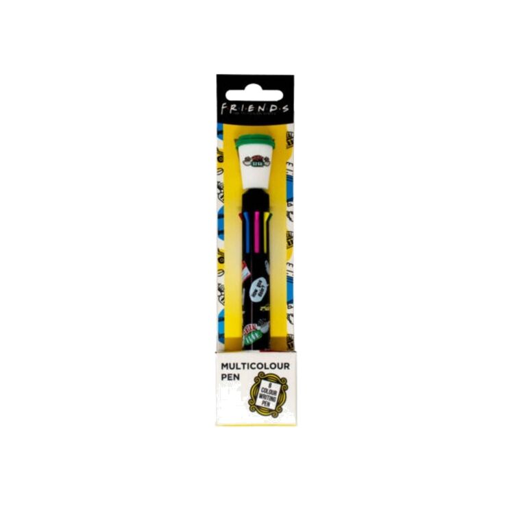 Product Friends 8 Colour Pen Coffee Cup Topper image