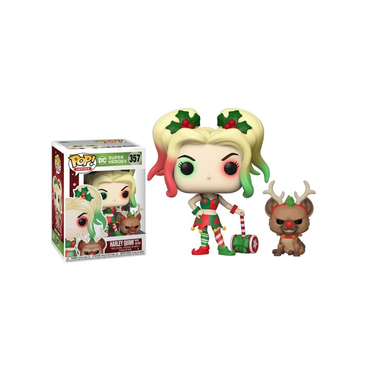 Product Funko Pop! DC Holiday Harley Quinn w/Helper image