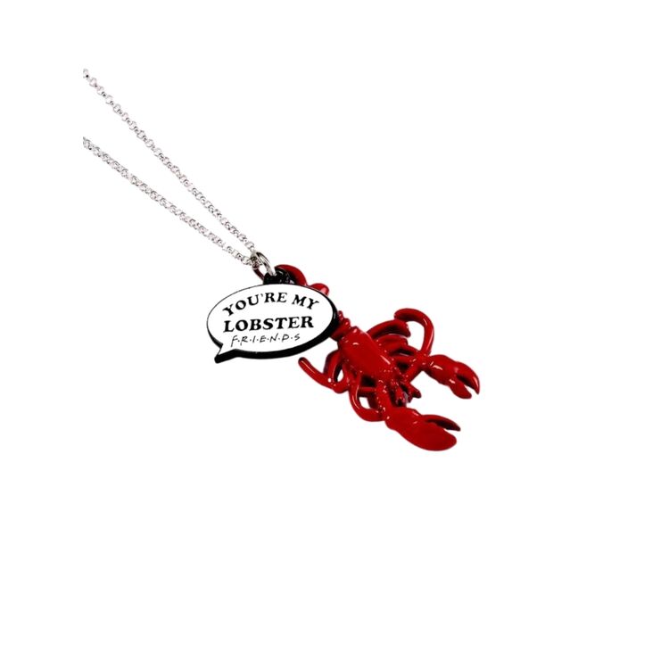 Friends You're my Lobster Necklace Nerdom