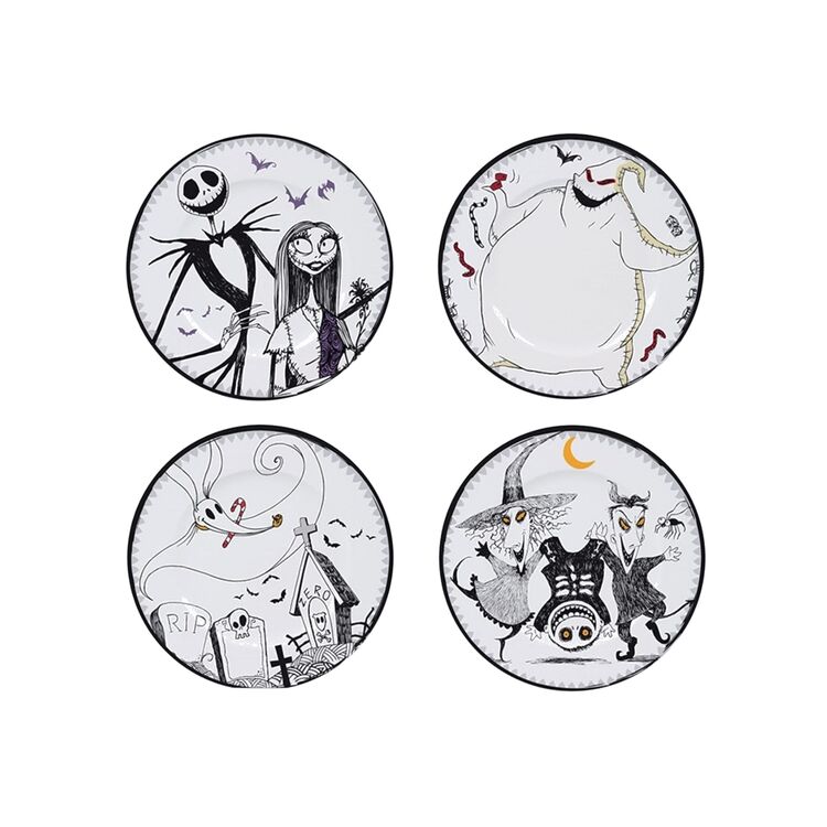 Product Disney Nightmare Before Christmas 4-Pack Plates image