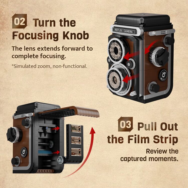 Product Τουβλάκια Pantasy Twin Lens Reflex Camera Building block image