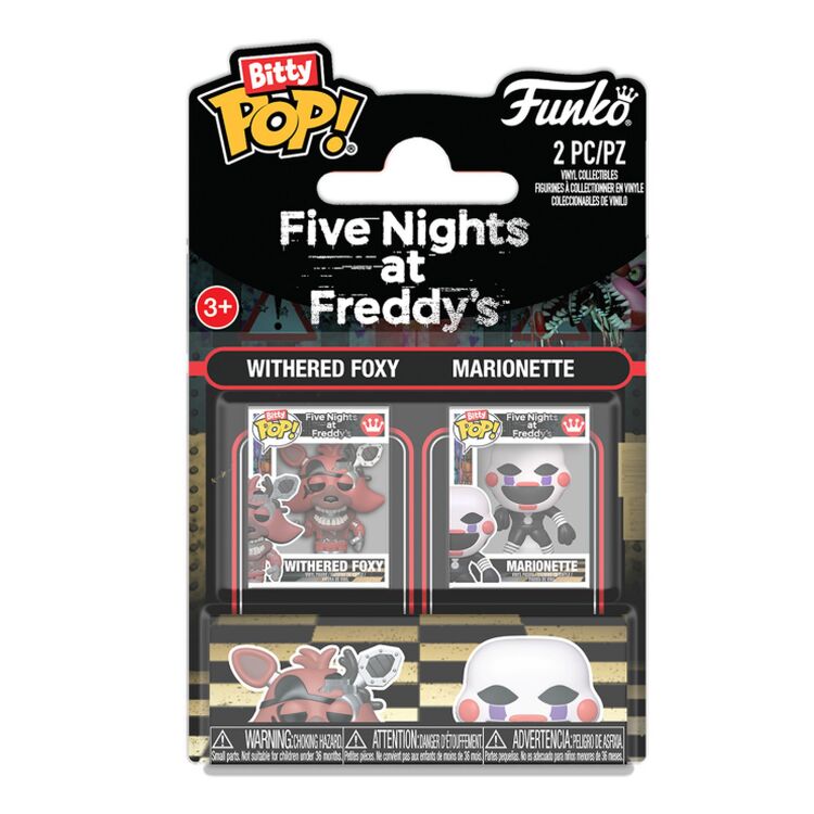 Product Funko Bitty Pop! 2-Pack: Five Nights at Freddy's Withered Foxy & Marionette image