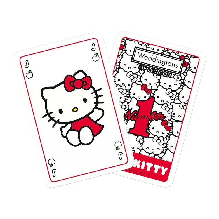 Product Winning Moves Waddingtons No.1: Hello Kitty Playing Cards (English Language) (WM05101-EN1-12) image