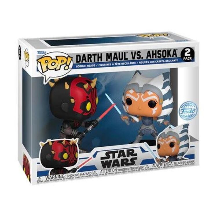 Product Φιγούρα Funko Pop! Star Wars Darth Maul vs Ahsoka 2-Pack (Special Edition) image