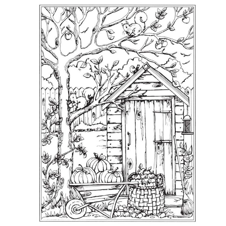 Product Creative Heaven Autumn Scenes Coloring Book image