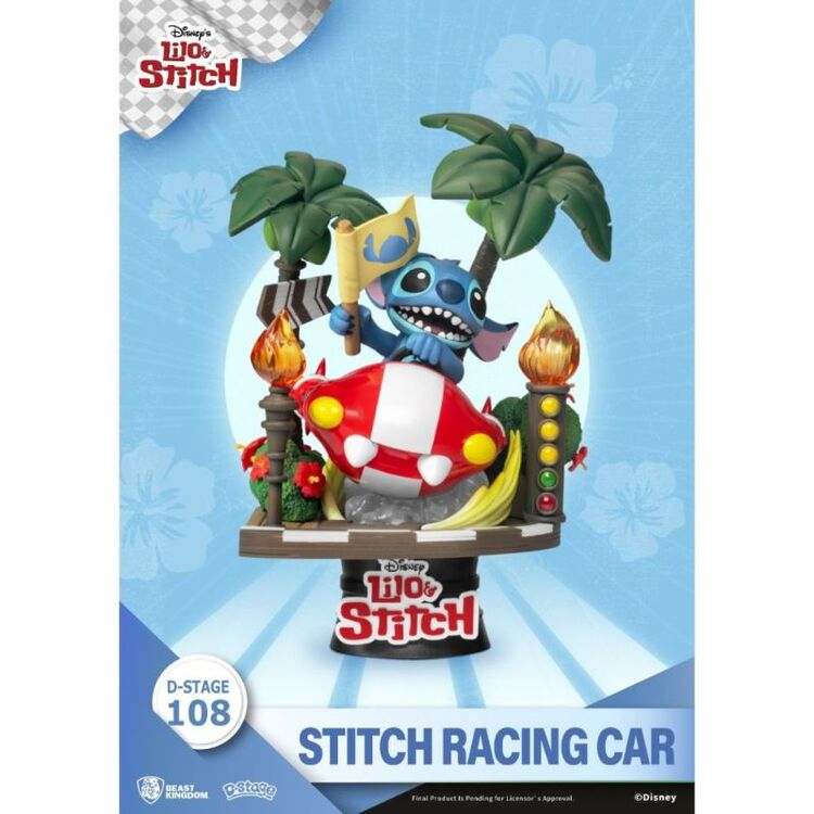 Product Φιγούρα D-Stage Stitch Racing Car Diorama image