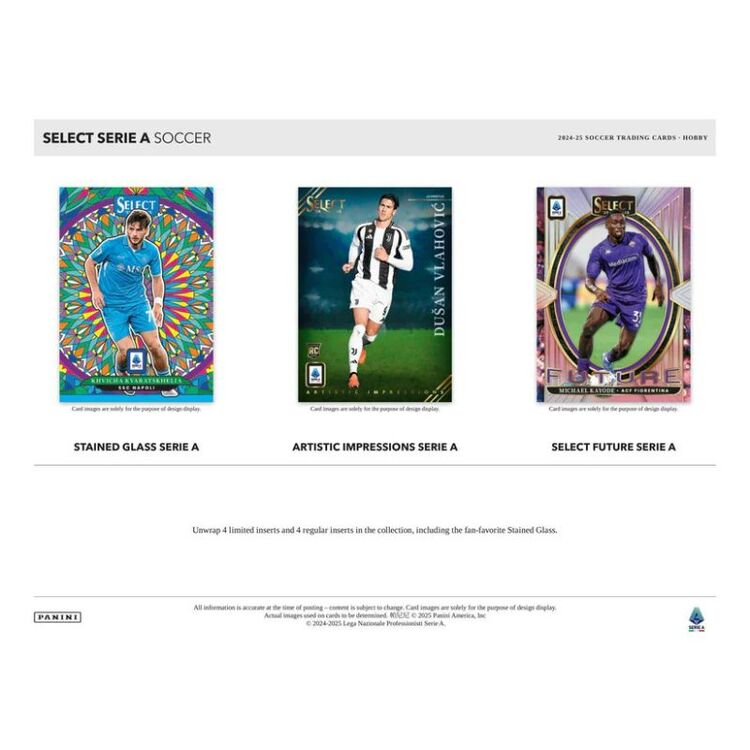 Product Panini 2024-2025 Select Serie A Soccer Hobby Box image