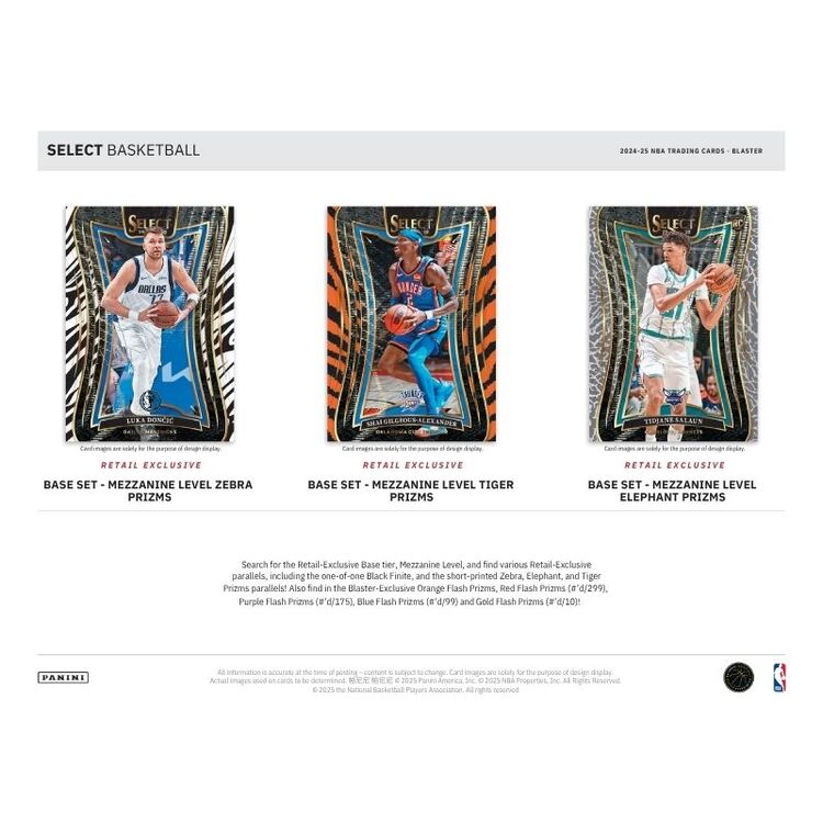 Product Panini Select Basketball 24/25 Blaster Box image