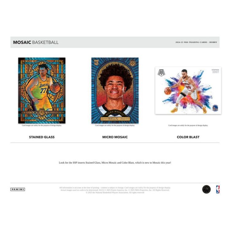 Product Panini Mosaic Basketball 2024/2025 Hobby Box image