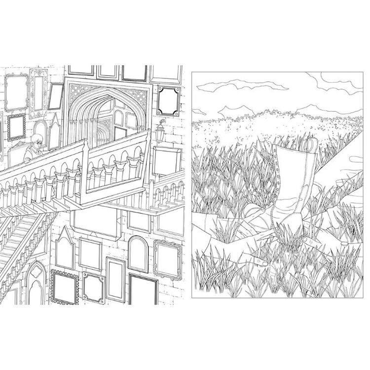 Product Harry Potter: Travels Through the Wizarding World: An Official Coloring Book image