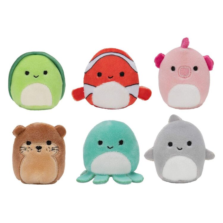 Product Squishville Mini Squishmallows 6-pack Sealife Squad Plush image