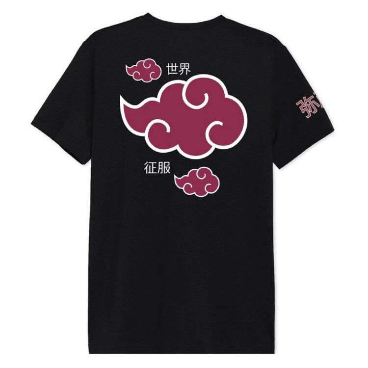 Product Naruto Akatsuki Organisation Clouds Backprint T-shirt image