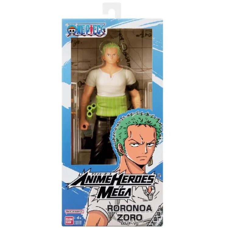 Product Φιγούρα Δράσης Bandai Anime Heroes Mega World Collectable: One Piece - Roronoa Zoro Action Figure (38332) image