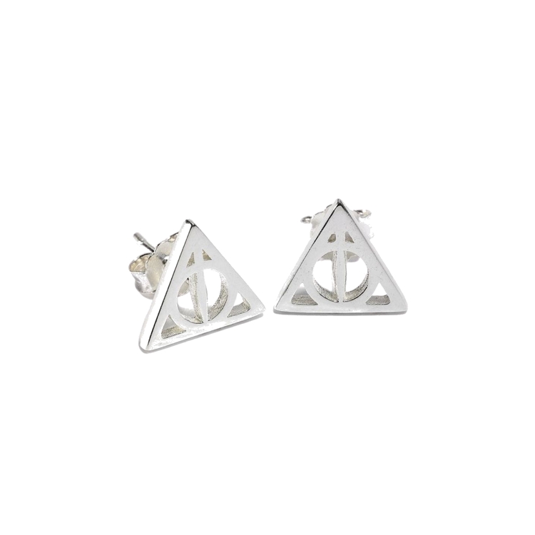 Product Harry Potter Deathly Hallows Sterling Silver Stud Earrings image