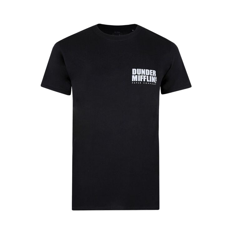 Product The Office Dunder Mifflin Staff Black T-Shirt image