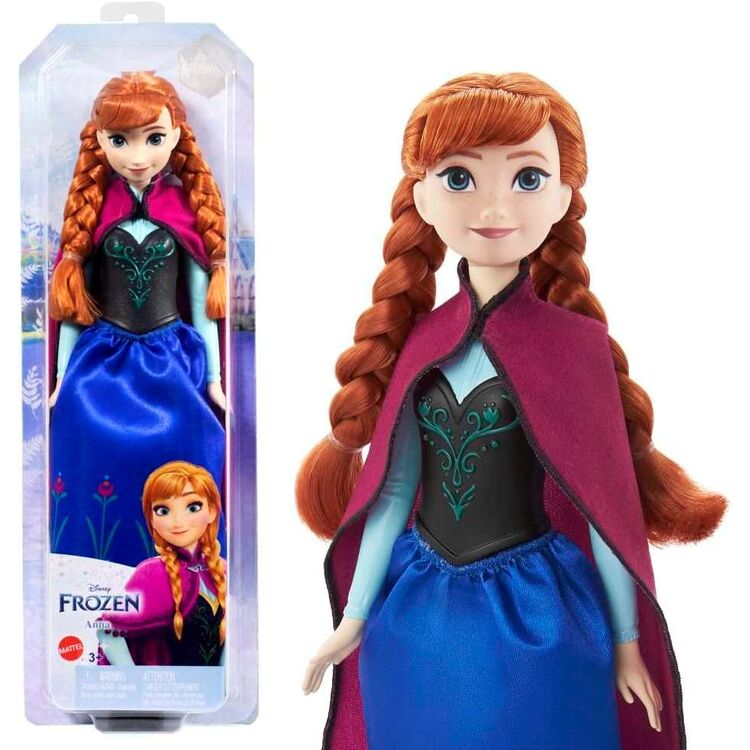 Product Mattel Disney: Frozen - Anna (Blue Dress) (HLW49) image