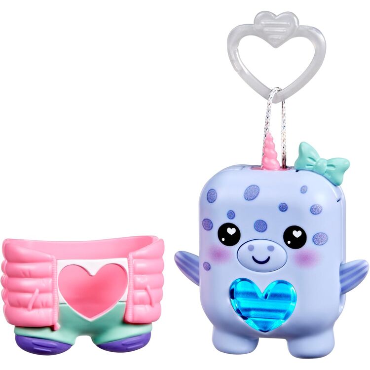Product Μπρελόκ Μινιατούρα Hasbro Nano-Mals: Blubby - Blue Narwhal (G2214) image