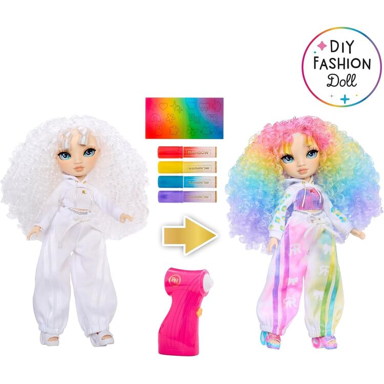 Product Κούκλα MGA Rainbow High: Air-Brush Color Me Doll - Green Eyes (543343) image