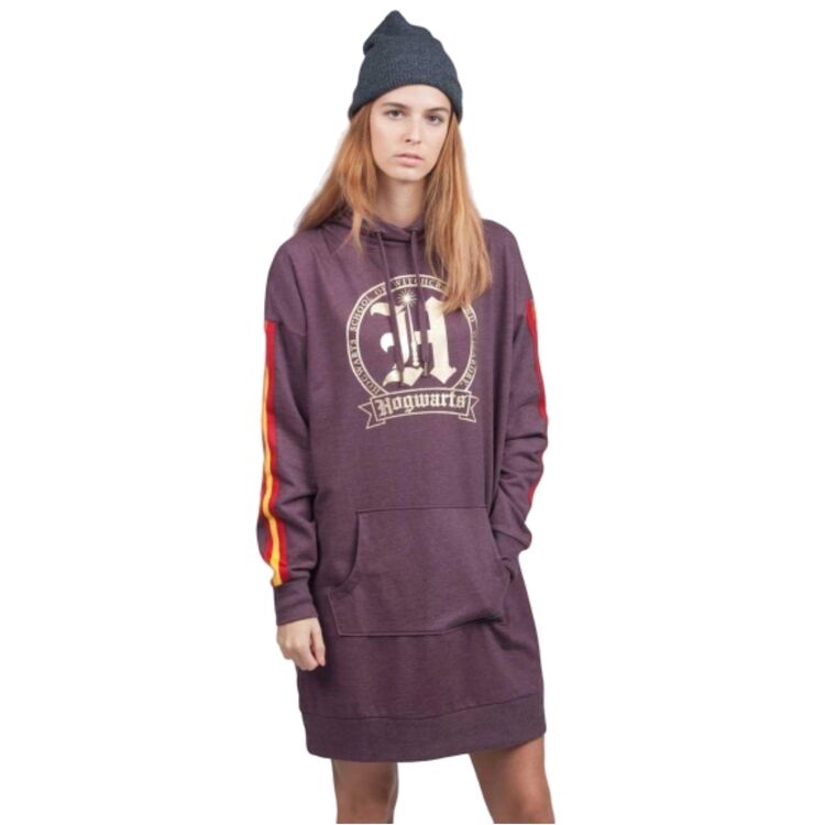 Product Harry Potter Hogwarts School Of Witchcraft Gold Foil Oversized Hoody image