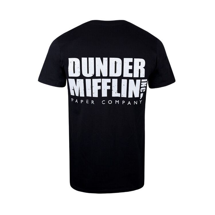 Product The Office Dunder Mifflin Staff Black T-Shirt image