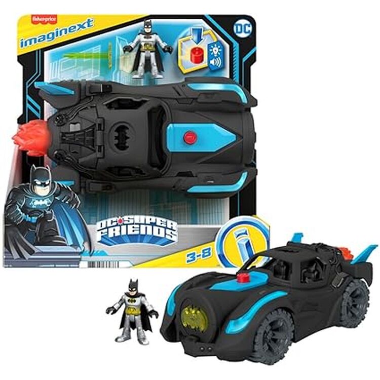 Product Fisher-Price Imaginext: DC Super Friends - Deluxe Batmobile F22 (HGX96) image
